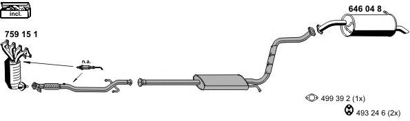 ERNST 250036 Exhaust System